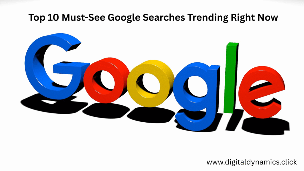 illustration of google searches trending data analysis
