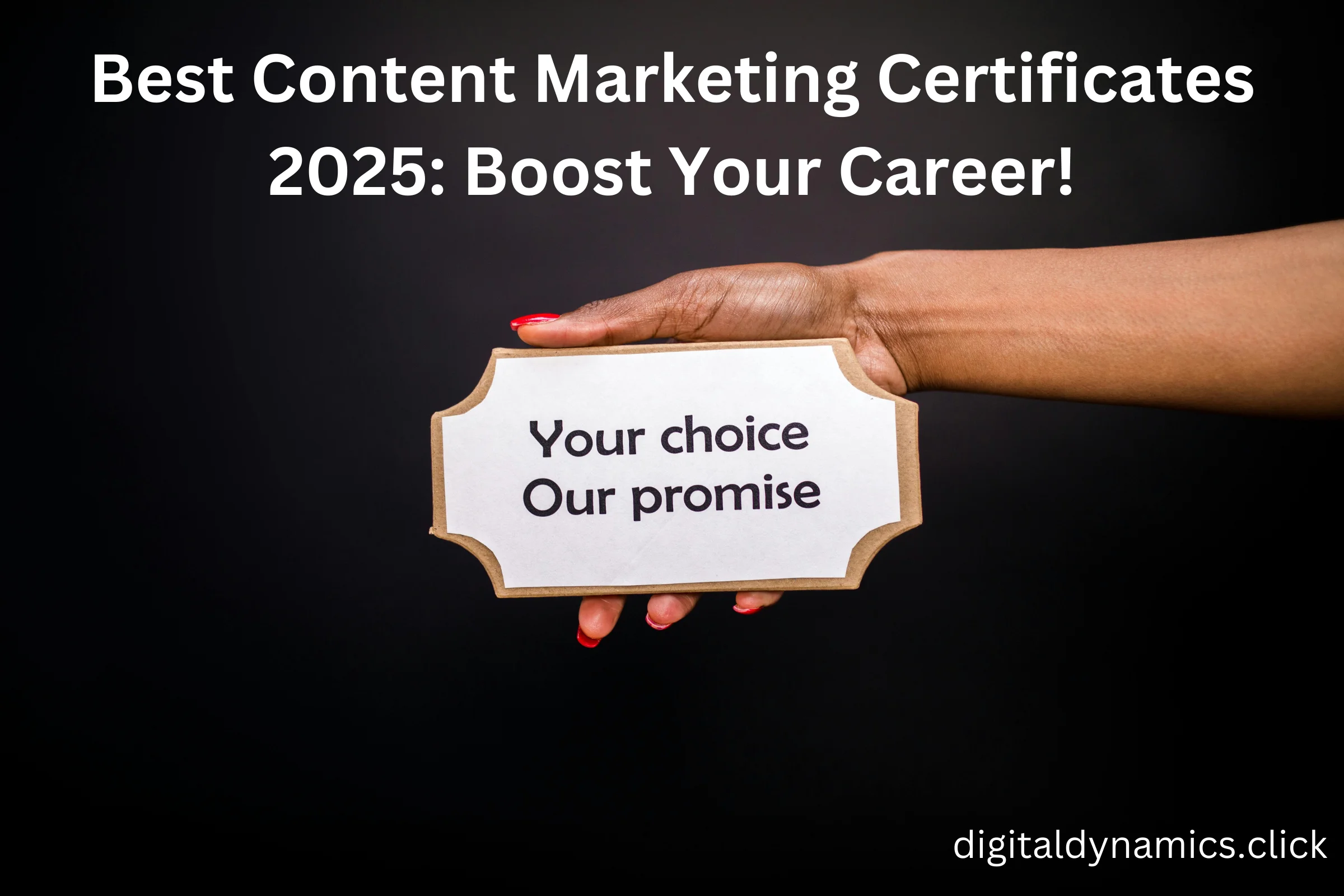 Content Marketing Certificates
