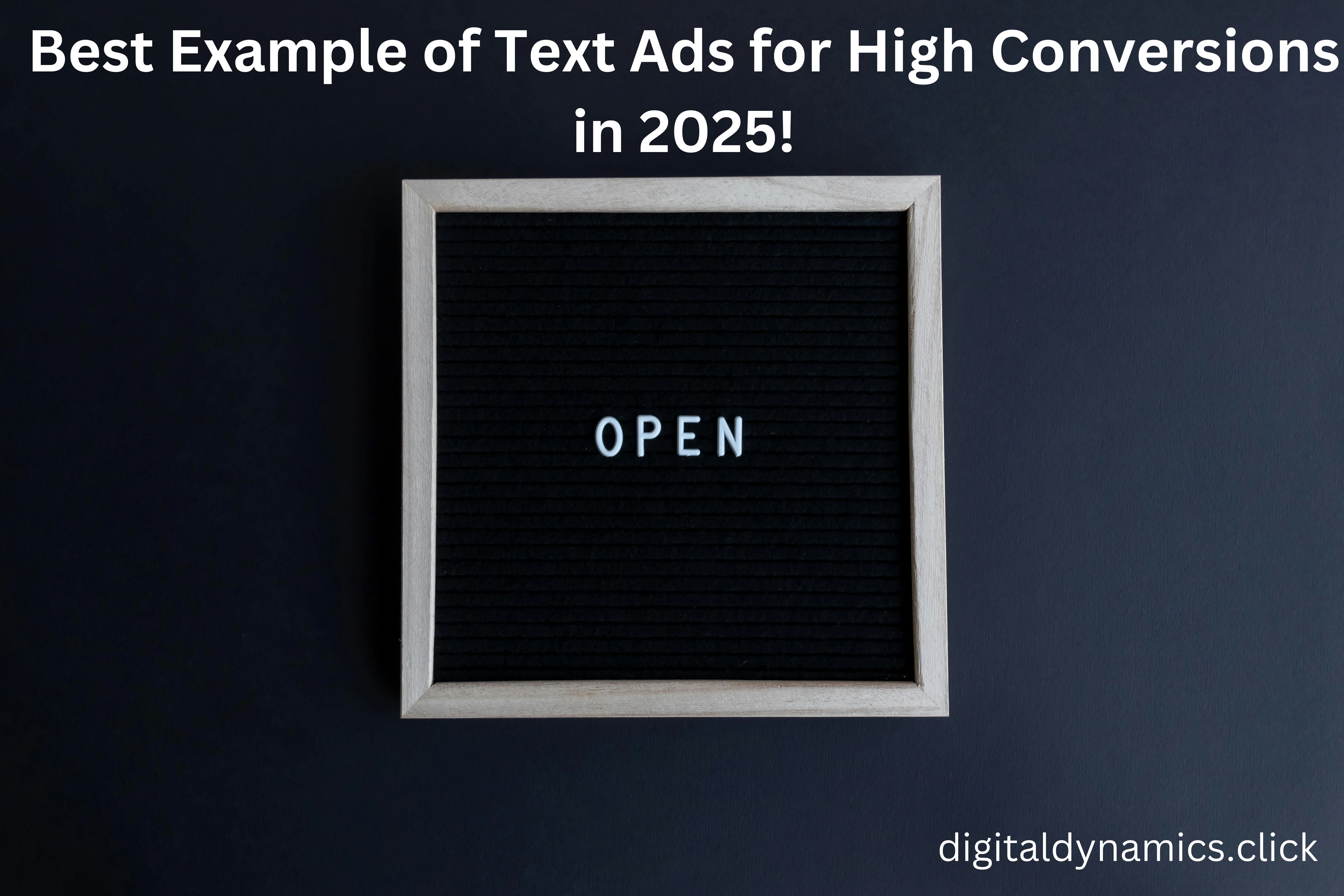 Example of Text Ads