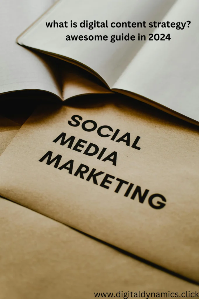 An engaging digital content strategy blueprint with content planning tools and digital marketing insights.
