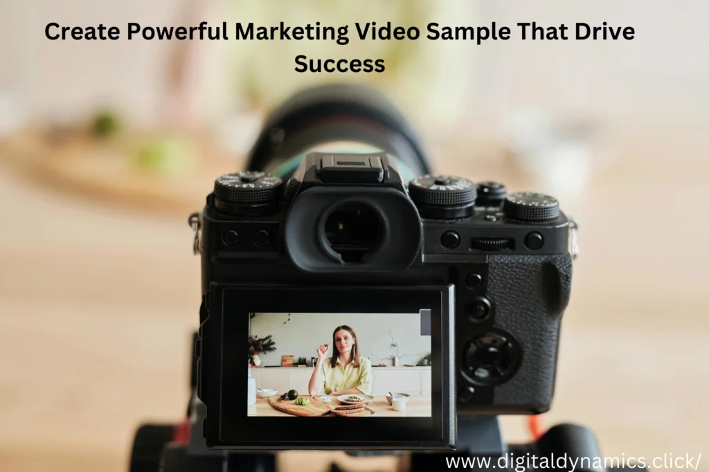 Marketing video sample featuring engaging visuals and dynamic storytelling